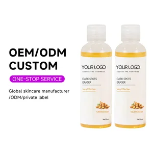 OEM ODM Skin Care Lightening Moisturizing Whitening Brightening Acne Removal Turmeric Alcohol-free Organic Spray Facial Toner