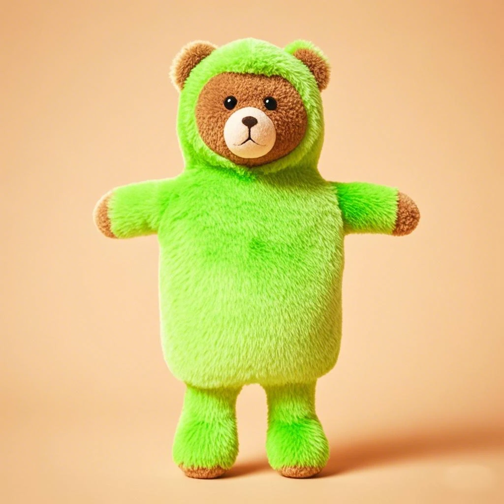 product-750-750 Kids Hand Warmer Heating Pack Cute Natural Rubber Hot Water Bottle Bag Plush Sloth Animal Cover