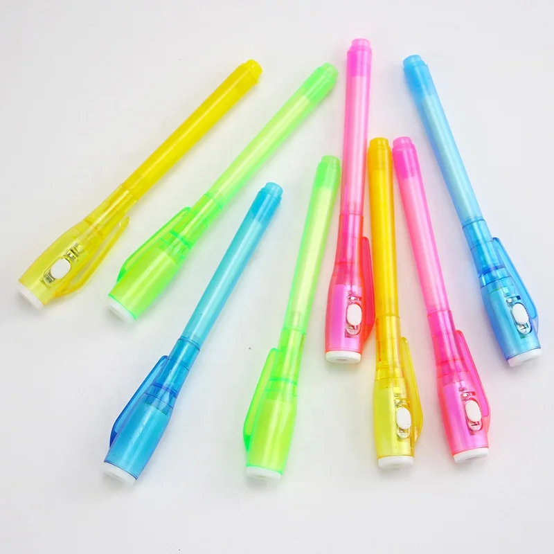 Creative UV Light Secret Invisible Pen for Kids