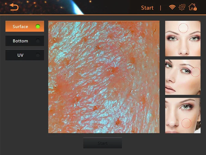 Professional Face Skin Analyzer Machine Portable Skin Scanner Intelligent Skin Analysis Machine