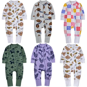 Infant Toddler Children Long Sleeve Cartoon Printed Bamboo Pajamas Set Bamboo Fiber Baby Autumn Pajamas Sleepwear