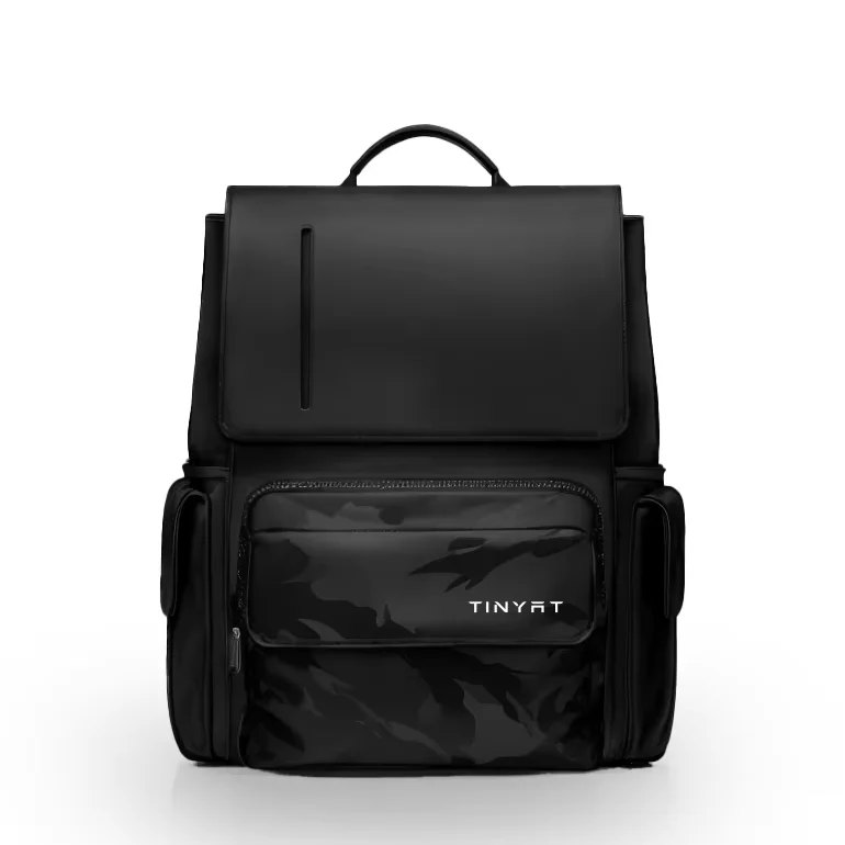 Black Travel Business Laptop Backpack Bags Mens