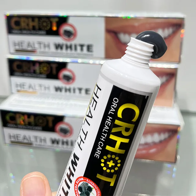 Hot Selling Adult Custom 100% Natural Bamboo Charcoal Toothpaste Whitening 100g Dentoral Charcoal Tooth Paste