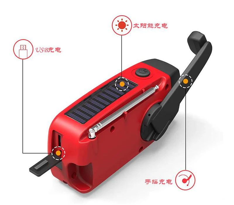 Лидер продаж, Портативное аварийное радио на солнечной батарее с фонариком