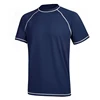 mens short sleeve rash guard swim shirt 2