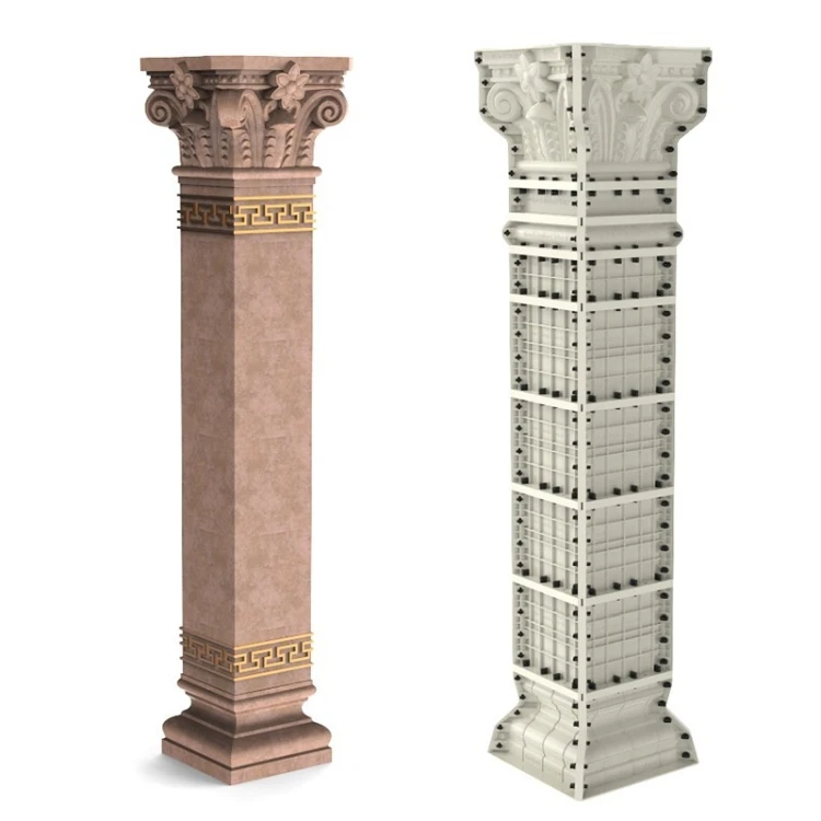 Купить колонны пластиковые. Пластиковая колонна. Формы для колонн. Формы для колонн из бетона. Бетонная колонна.