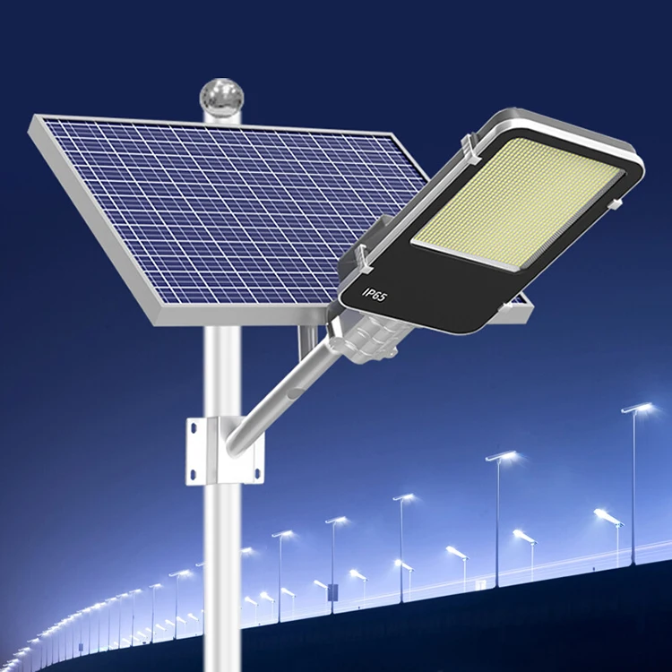 100w 200w 300w 400w Outdoor Solar Street Lamp Aluminum Remote Control