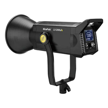 NiceFoto LV-2000A Professional Foto Video Continuous Cinema Cob LED Film Photography Studio Light for Video Camera Shooting detail image
