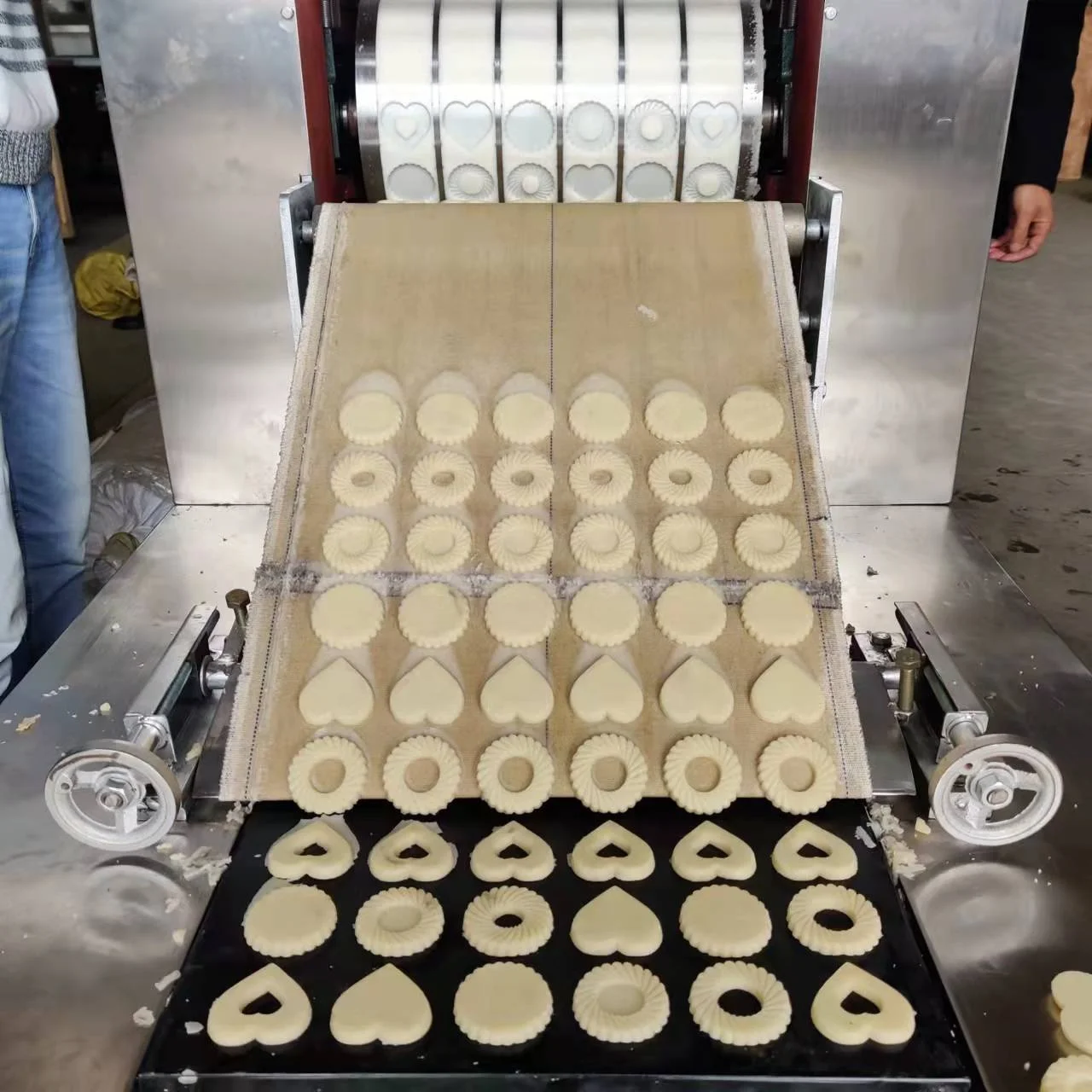 Biscuit Production Line Machines Customized Biscuits and Cookies Molding Crispy Cookies Making Machine