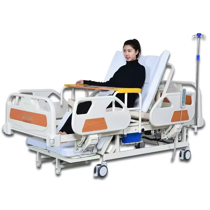 Factory Price Electric Bed 5 Function Lift Nursing Bed, ICU Electric Intensive Care Bed
