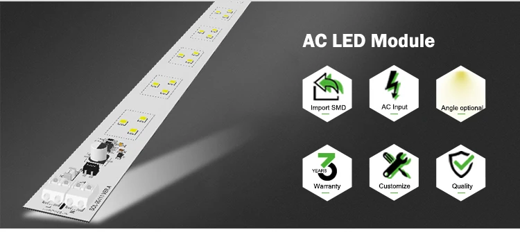 Linear Lighting Aluminum Ac Driverless Cob 18w Ingan Flicker Free Led ...