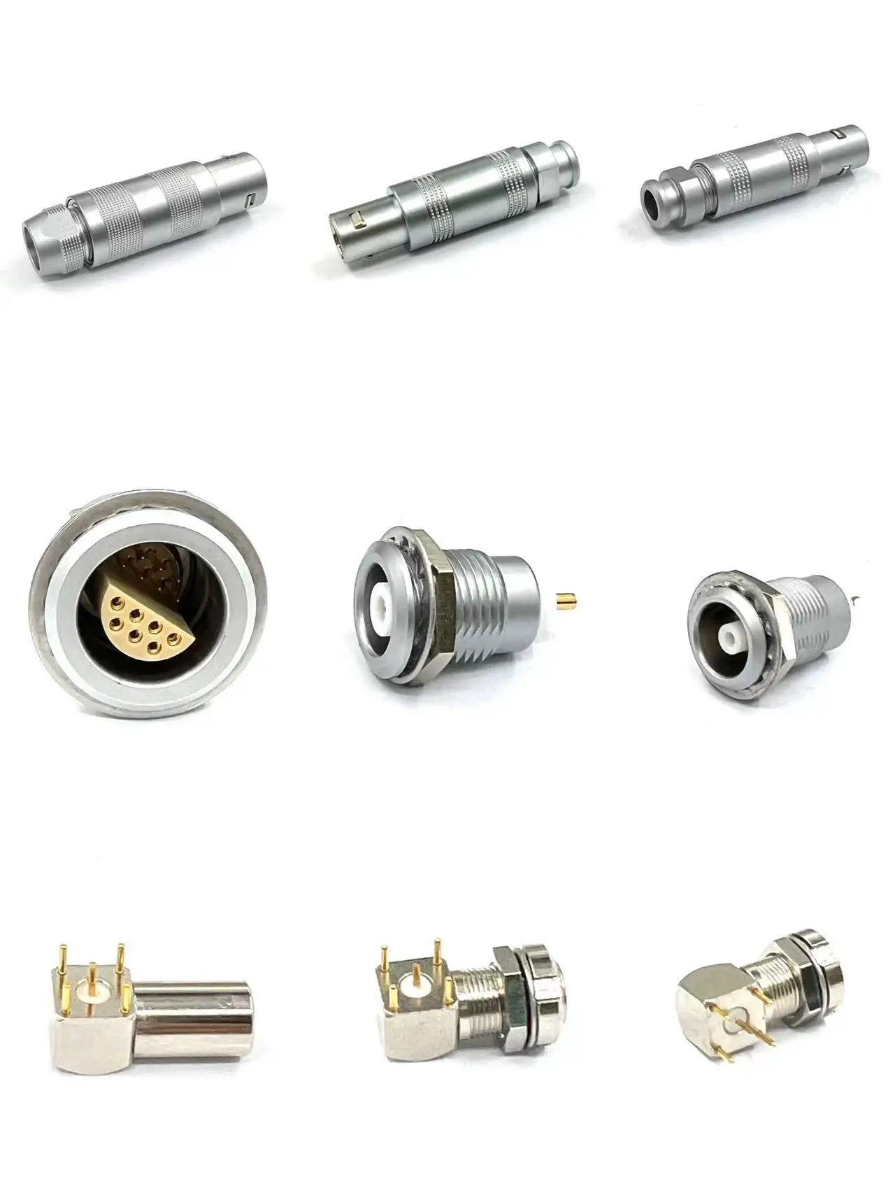 Circular Coaxial Connector 1s Series Male Plug Ffa 1s Single Pin 1.6mm ...