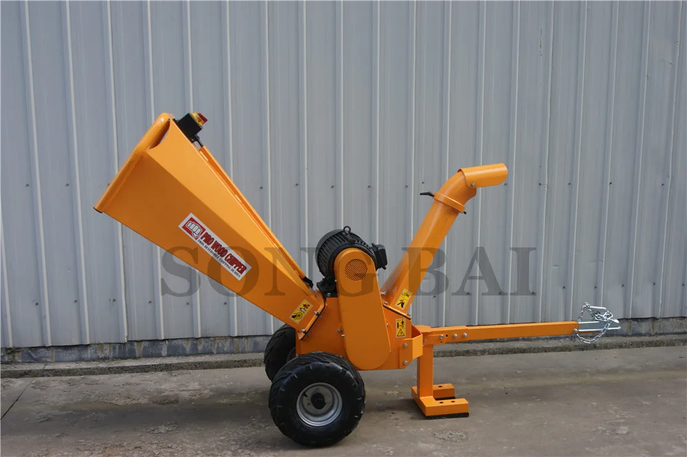 Small Garden Leaf Mulcher Shredder Mulching Chipping Machine Forest