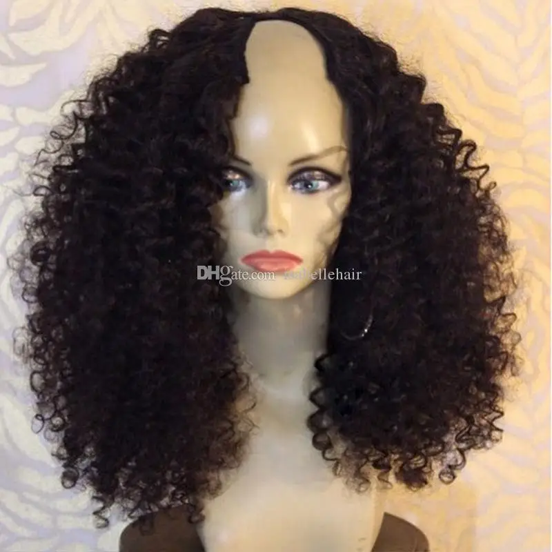 u part wig human hair curly