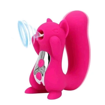 10 Handheld Wireless Squirrel Clitoral Sucking Vibrator Nipple Vibrating Role Playing Massager Adult Sex Toys for Womens