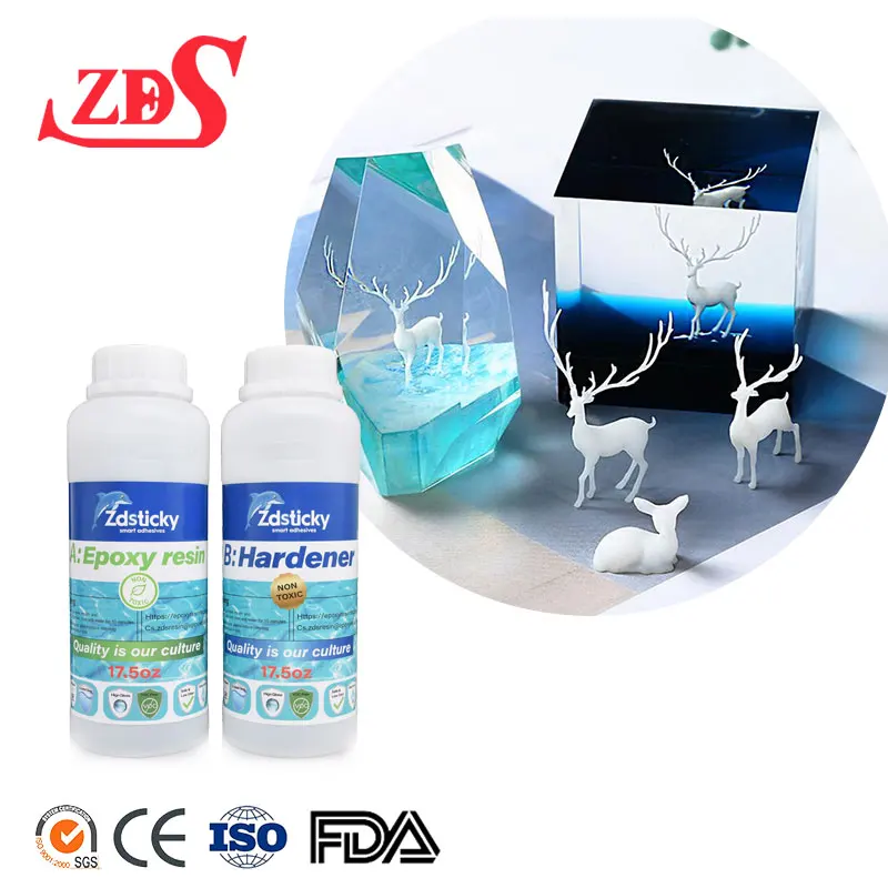 Zdsticky Fast Dry Clear Epoxy Resin Factory - China Crystal Glue, Super Clear  Transparent Epoxy Resin