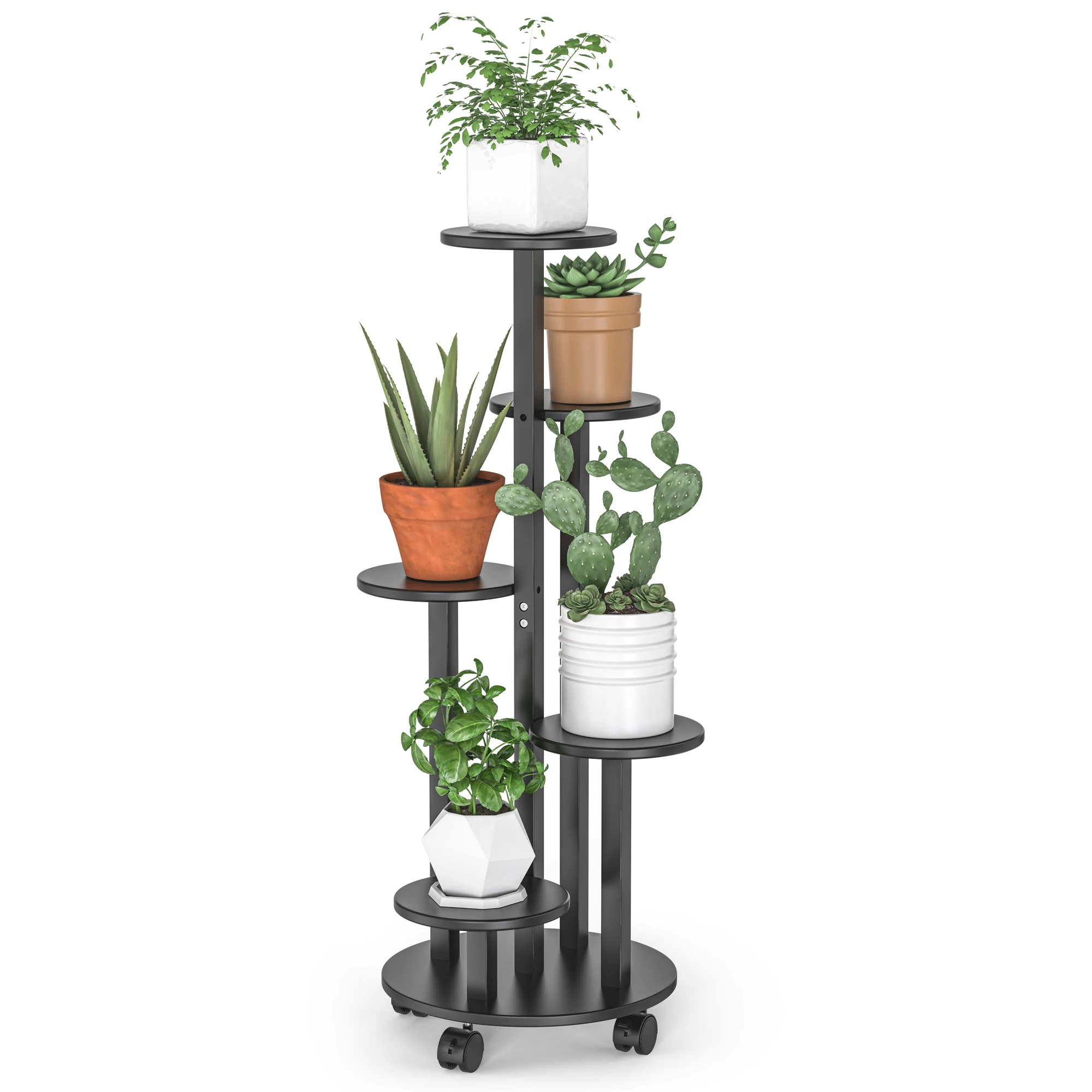 Free Sample Wholesale Cheap Modern Customized Bamboo White 2 3 4 Tier