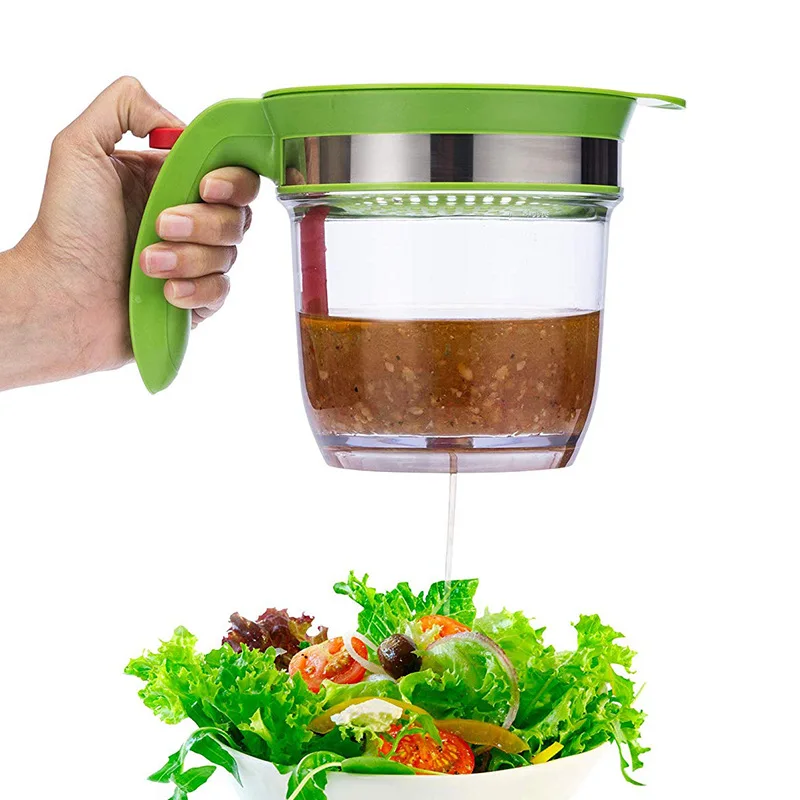 Newinhome 4 Cups Gravy Fat Separator Plastic Cooking Gravy Food Oil Dispenser Fat Strainer image 12