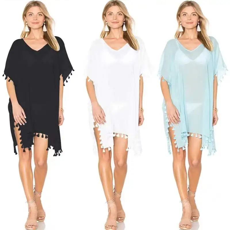 High Qualitybathing Suit Sarong Cover Ups Vestido De Playa Custom Pareo