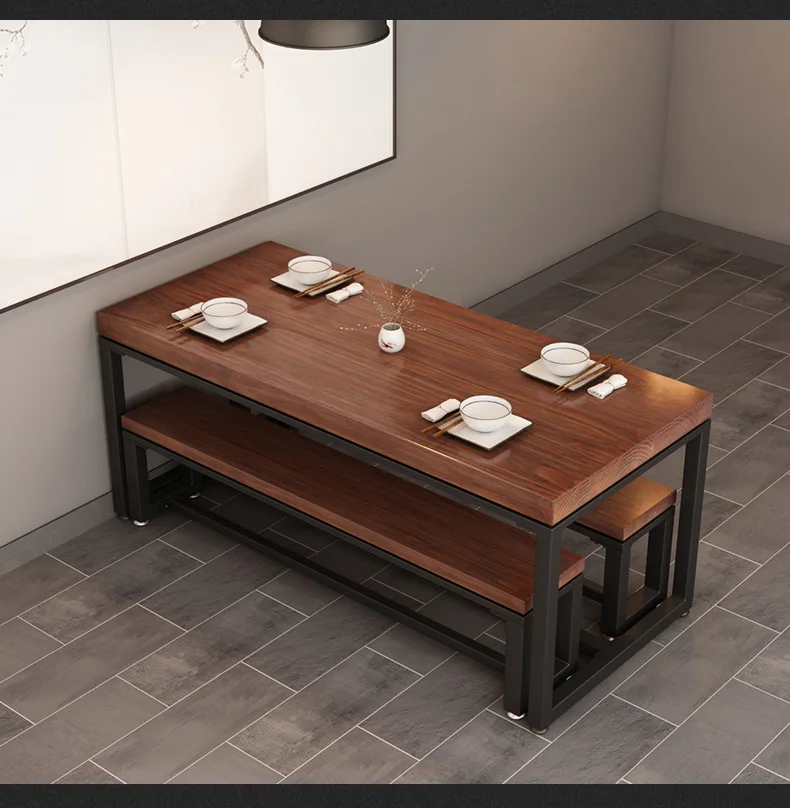 Loft Industrial Style Office Computer Conference Table Modern Simple ...