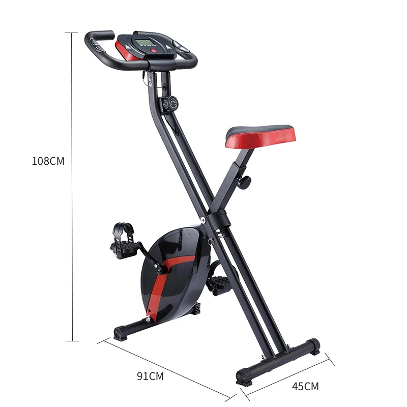 Commercial Home Gym Foldable Magnetron Bicycle Fitness Equipment ...