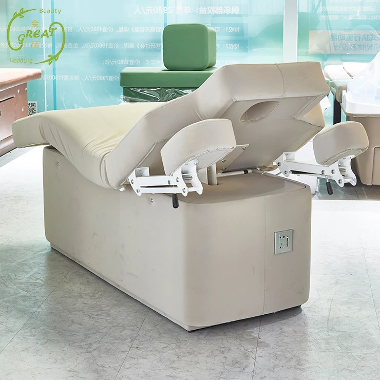 Facial Spa Massage Table Chair Electric Portable Facial Chair Treatment