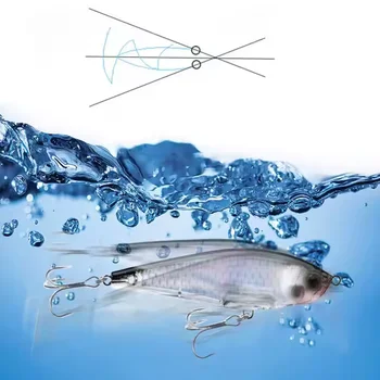 Cheery New 70mm 8.2g Slowly Sinking 3D Fishing Lures Saltwater Pesca Artificial Bait for River Fishing – Lure – view 3