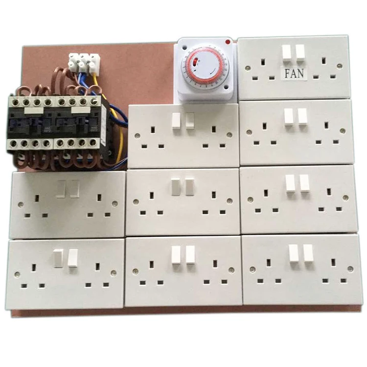 Home Garden 14/18 Way Contactor Board Grow Light Timer Controller Relay UK