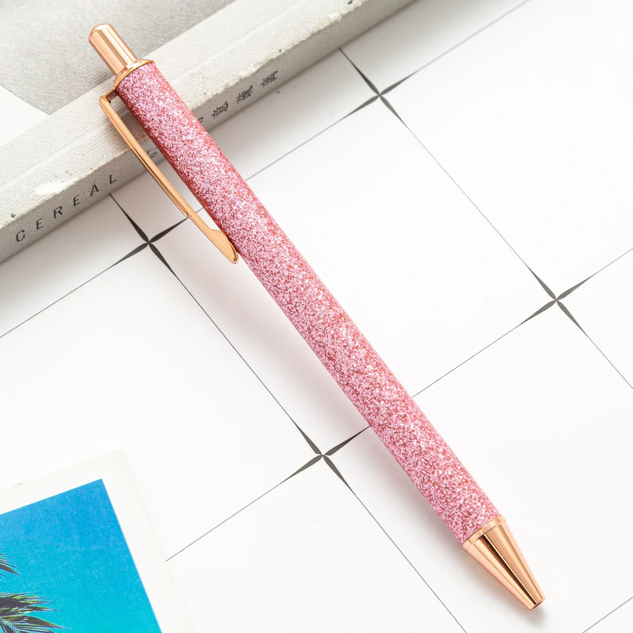 JIANTA 40 stuks bamboe balpennen, 0,5 mm zwarte inkt fijne punt intrekbare balpen met metalen clips, schrijfset voor dagboek school kantoor JIANTA 40 stuks bamboe balpennen, 0,5 mm zwarte inkt fijne punt intrekbare balpen met metalen clips, schrijfset voor dagboek school kantoor