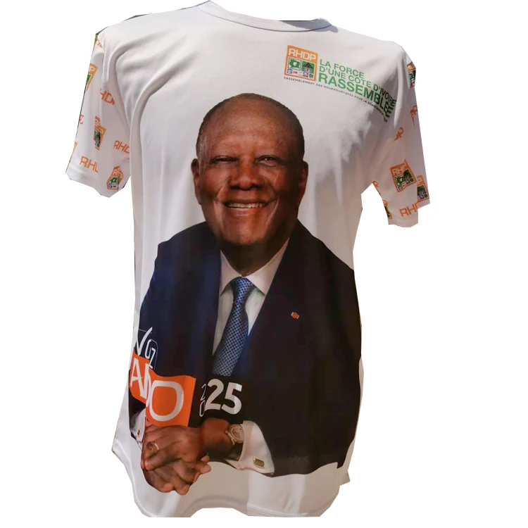 Custom T-shirt Men Wholesale Promotional T Shirts Political