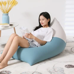 European Bedroom furniture Essential for playing mobile phone floating big triangle bean bag chair NO 2