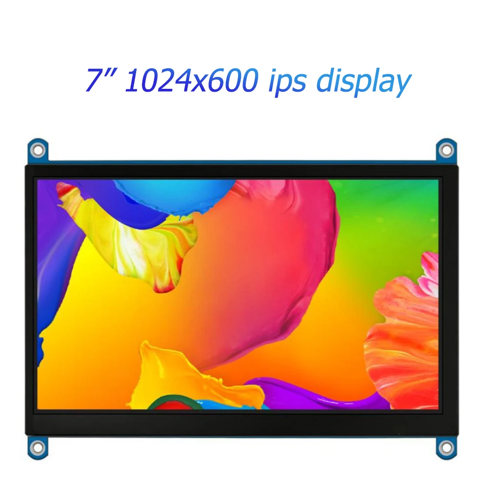 7 Inch 1024x600 Hd Tft Lcd Raspberry Pi Capacitive Touch Screen Display Module Ips Raspberry Pi 