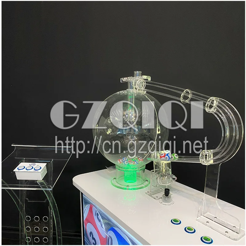 Лотерейный аппарат Air Mix с элегантным дизайном, который ищет лотерейные игры