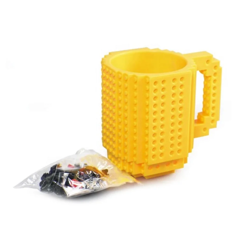 Build Brick Mug Blocks Cup Lego  350ml Creative Coffee Mug Lego