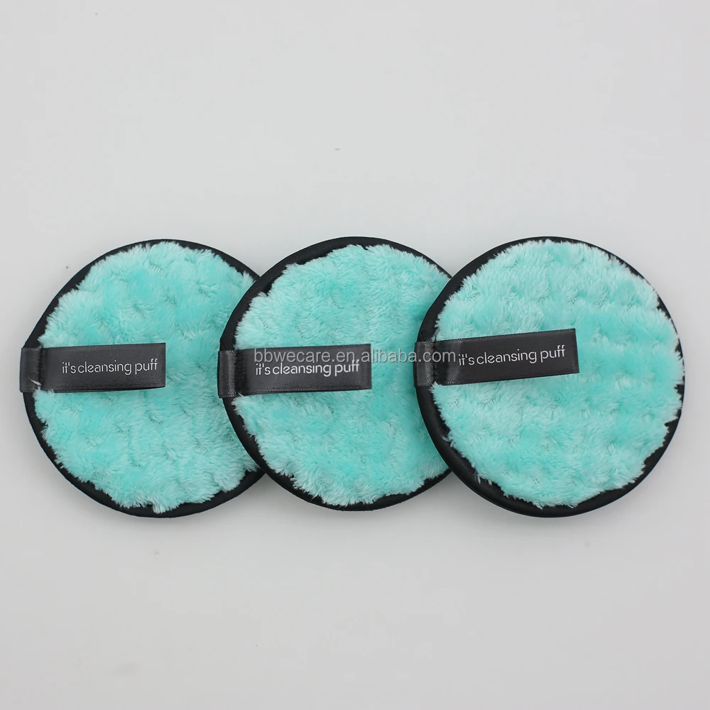 Magic Reusable Make up Remover Cloth Pads Private Label Face Clean Makeup Removing Puffs