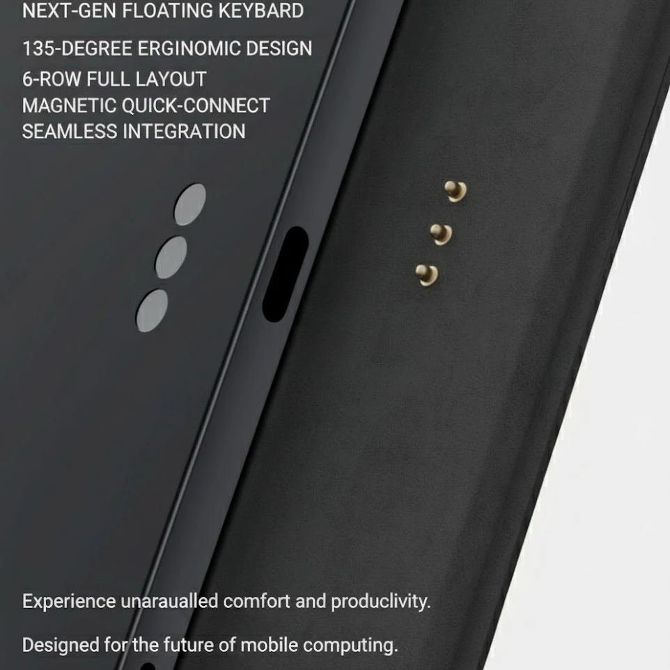 product laudtec type c detachable dual mode multi functional for ipad magic keyboard compatible with both portrait and landscape modes-3