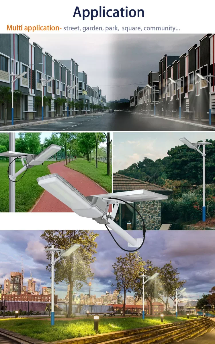 Ip65 Solar Panel Led Street Lights 150w 200w Solar Induction Street Lamp