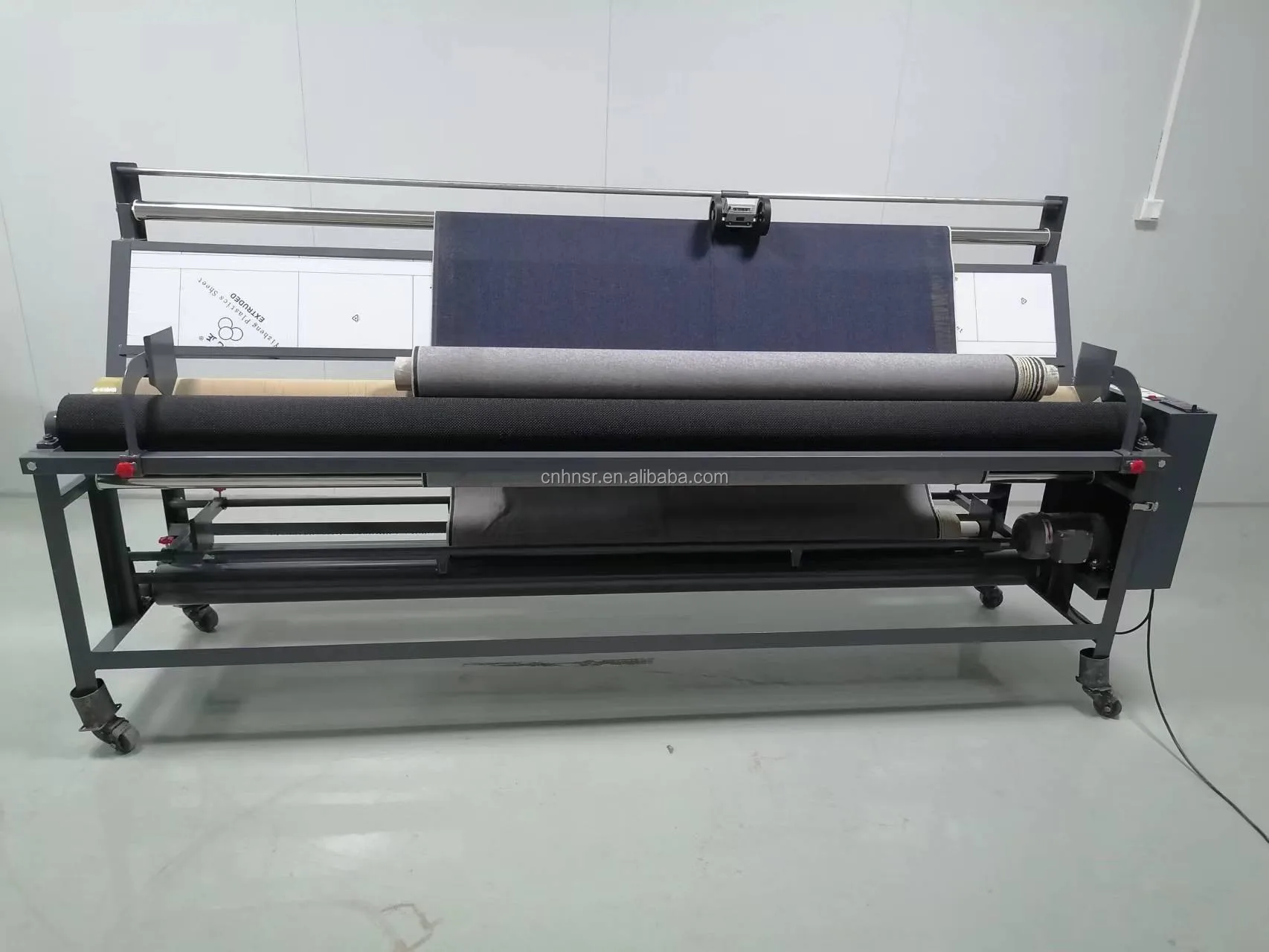Roll Measuring Machine Fabric Roll Measuring Rolling and Cutting Winding Machine
