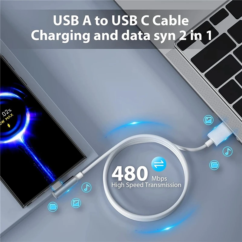 120W USB C Charger Cable For Xiaomi Phone, 2M, Cable Type C - View #8