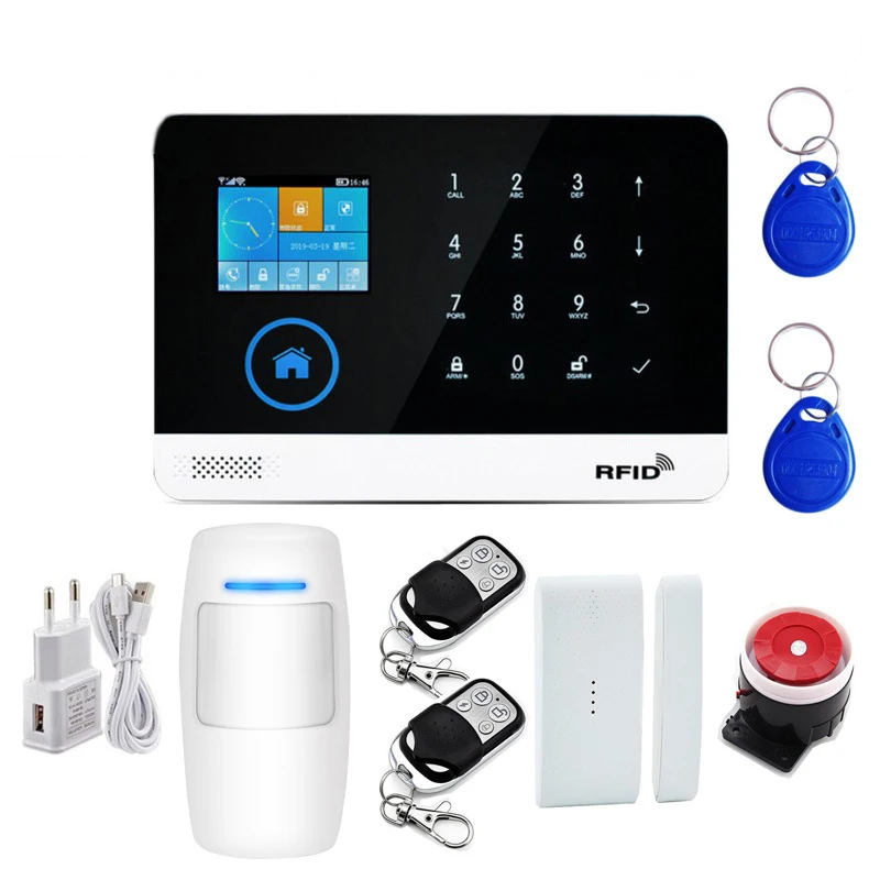 wifi gsm home alarm system