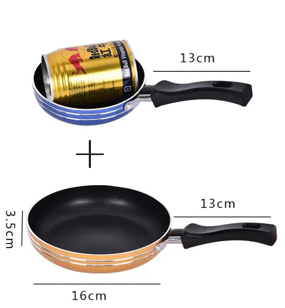 Wholesale Colorful Mini Stainless Steel Frying Pan With Removable