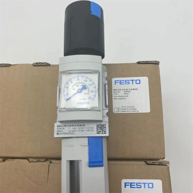 Regolatore Filtro FESTO MS4-LFR-1/4-D7-ERM-AS &ndash; Nuovo, Per Pneumatica