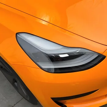 Orange TPU Self-Adhesive Color Change Vinyl Wrap Glossy Crystal Cars Protection Film Self-Healing Function Roll Shape Car Body