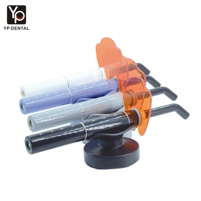 High Quality Colorful Plastic LED Curing Light Wireless Cure Lamp Machine 5s Cure 1200mw/cm Teeth Whitening Machine