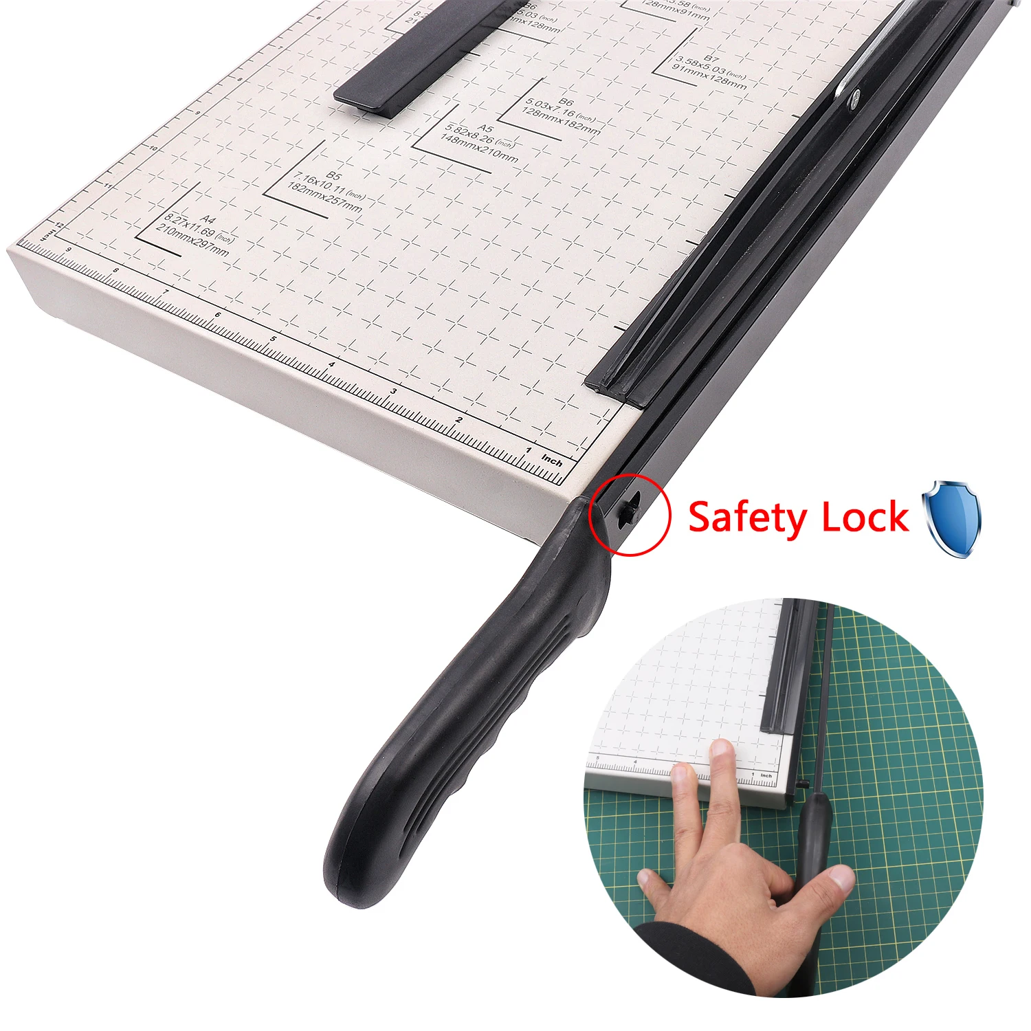 ZEQUAN Manual A4 Photo Document Paper Cutter Office Home Use Trimmer