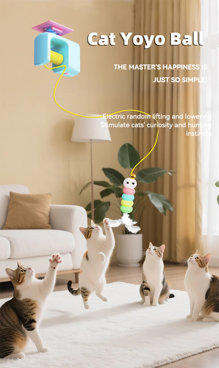 New Electric Pet Toy Hanging Door Yo-yo for Fun and Self-entertainment Smart Electric cat Toy manufacture