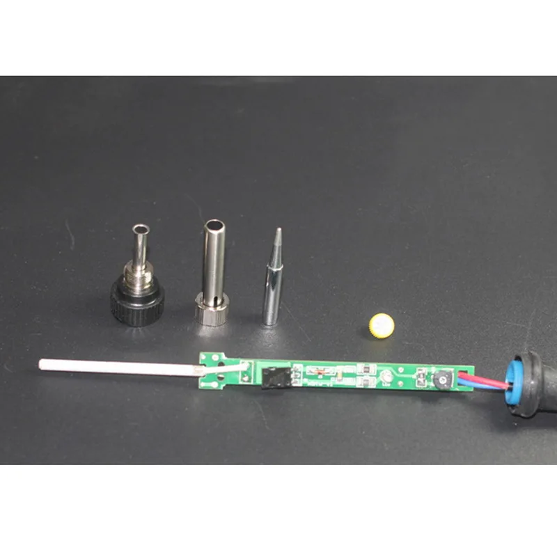 5-in-1 220V 60W Electric Soldering Iron Station Adjustable Temperature with 5 New Tips Internal Heating Repair Tool
