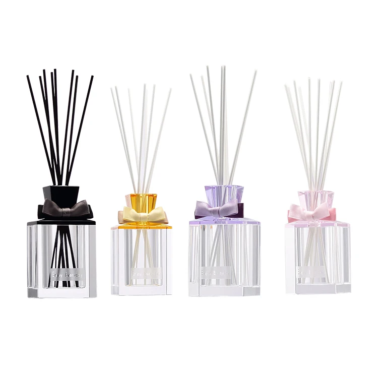 Wholesale Customized Luxury Air Freshener Perfume Gift Set Fragrance Aroma Essential Oil Crystal Reed Diffuser