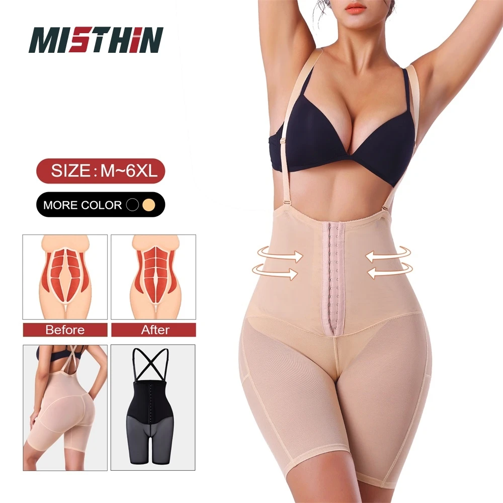 Seamless Women Shoulder Strap Shaping Underwear Body Butt Lifter Corset Panties Tummy Control Shaper Waist Trainer Shapewear factory