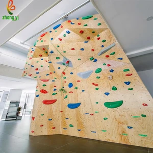 Soft Rock Climbing Wall Equipment  Custom Adventure Set Children Play Indoor Playground Climbing Walls